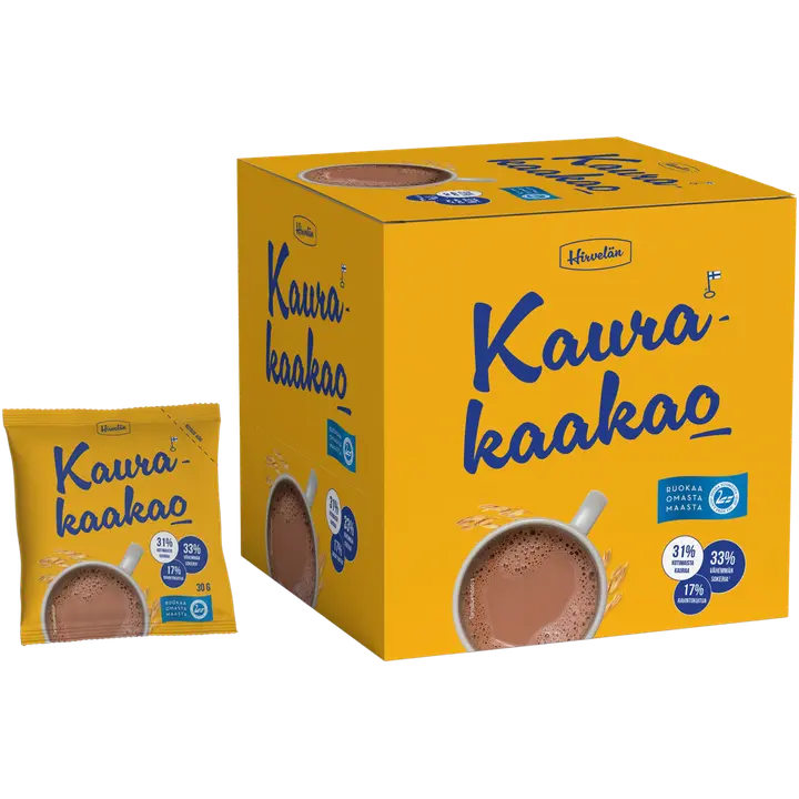 Hirvelän Kaurakaakaojuomajauhe 30g