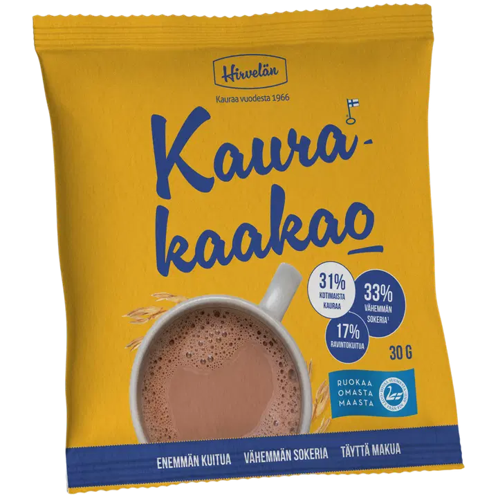 Hirvelän Kaurakaakao 30g