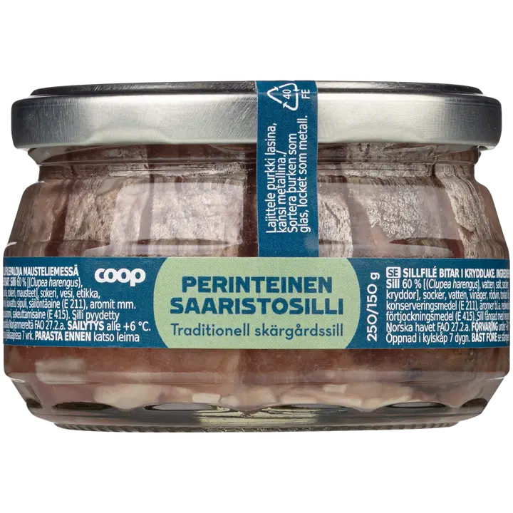 Coop perinteinen saaristosilli 250g/150g