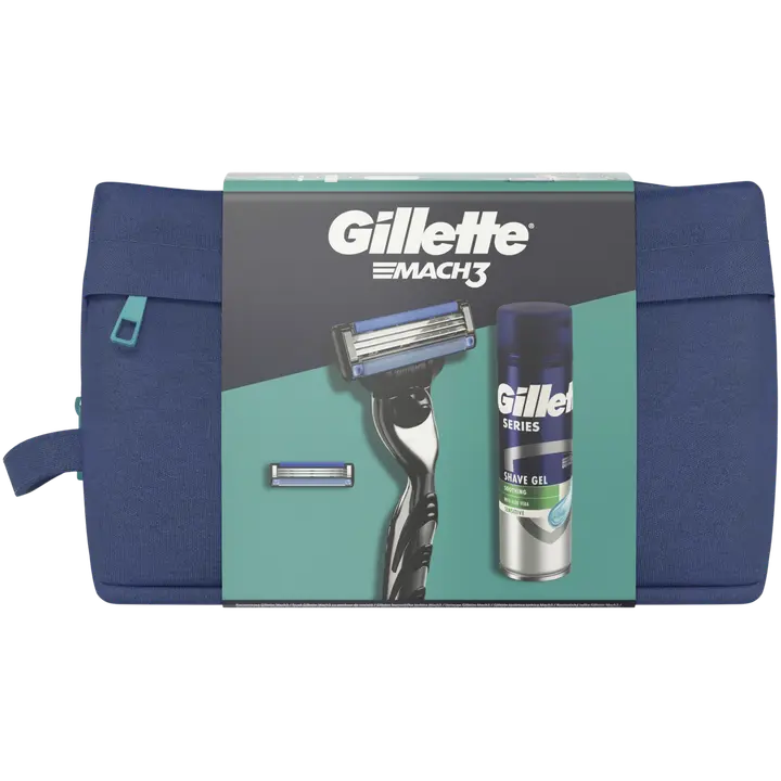 Kinkekomplekt Gillette raseerija Mach3 2up+series geel 200ml