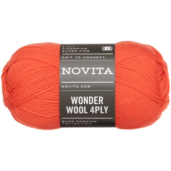 Novita lanka Wonder Wool 4PLY 50g vesimeloni 535