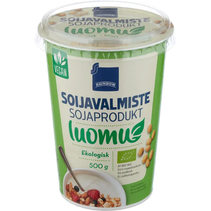 Rainbow 500g maidoton soijavalmiste luomu