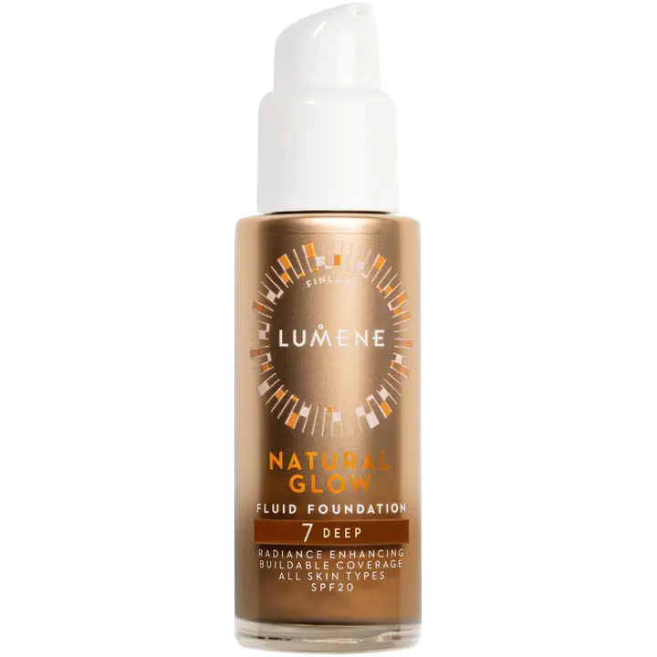 Lumene Natural Glow Heleyttävä meikkivoide SK20 7 Deep 30 ml