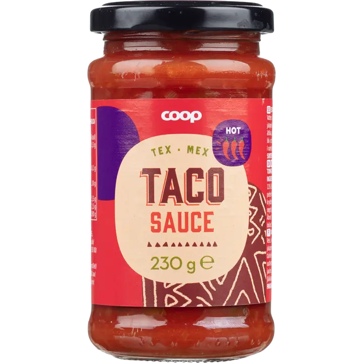 Coop tacokastike hot 230 g