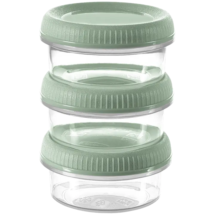 Säilituspurk Eco 0,08 l 3 tk