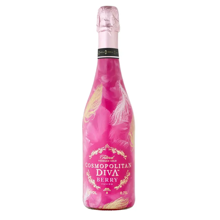 Cosmopolitan Diva Berry Fusion maustettu omenaviinipohjainen kuohujuoma 5,5 til-% 0,75 l plo