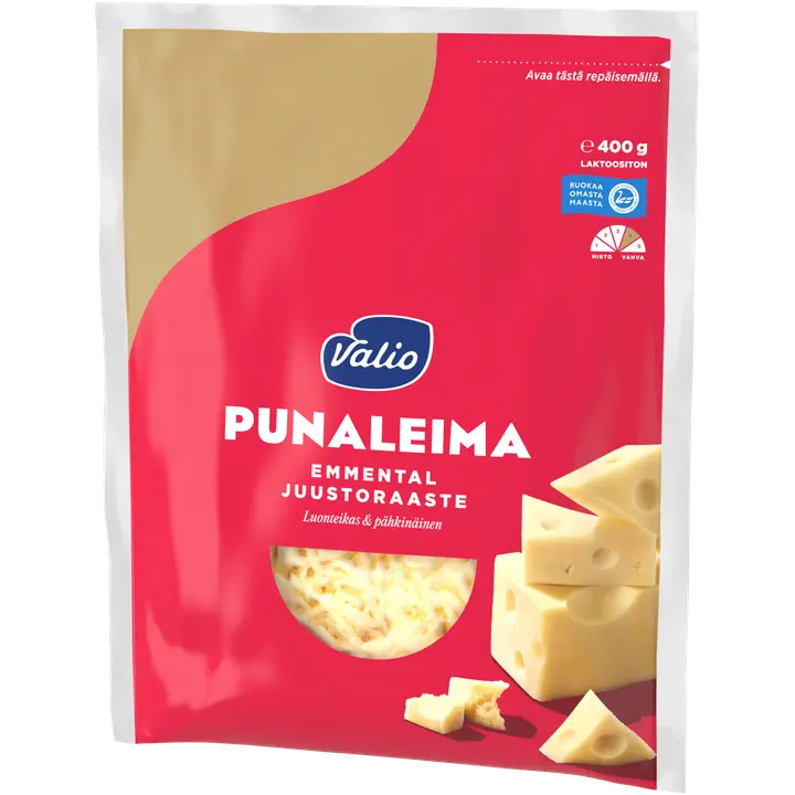 Valio Emmental Punaleima e400 g juustoraaste