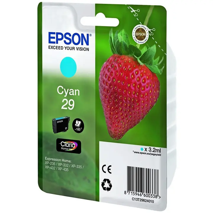 Epson mustepatruuna syaani 3T29824012