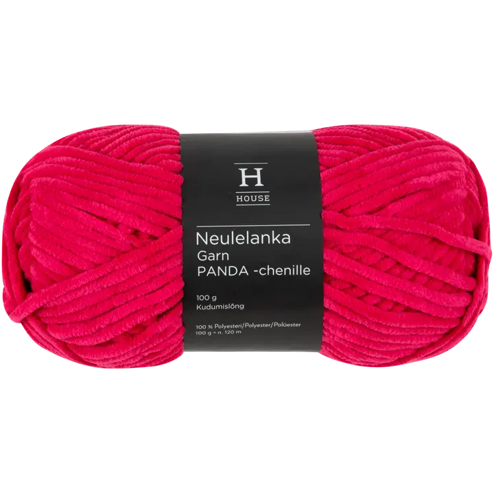 House lanka Panda chenille 100g fuchsia