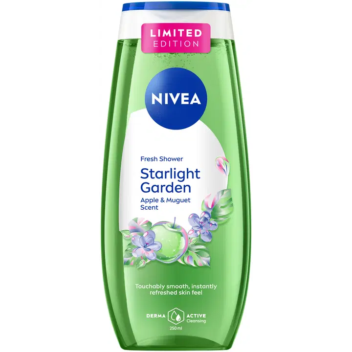 NIVEA 250ml Starlight Garden Shower Gel -suihkugeeli
