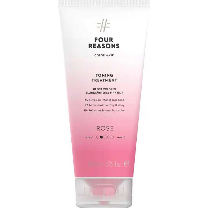 Four Reasons Color Mask Toning Treatment Rose sävyttävä tehohoito 200 ml