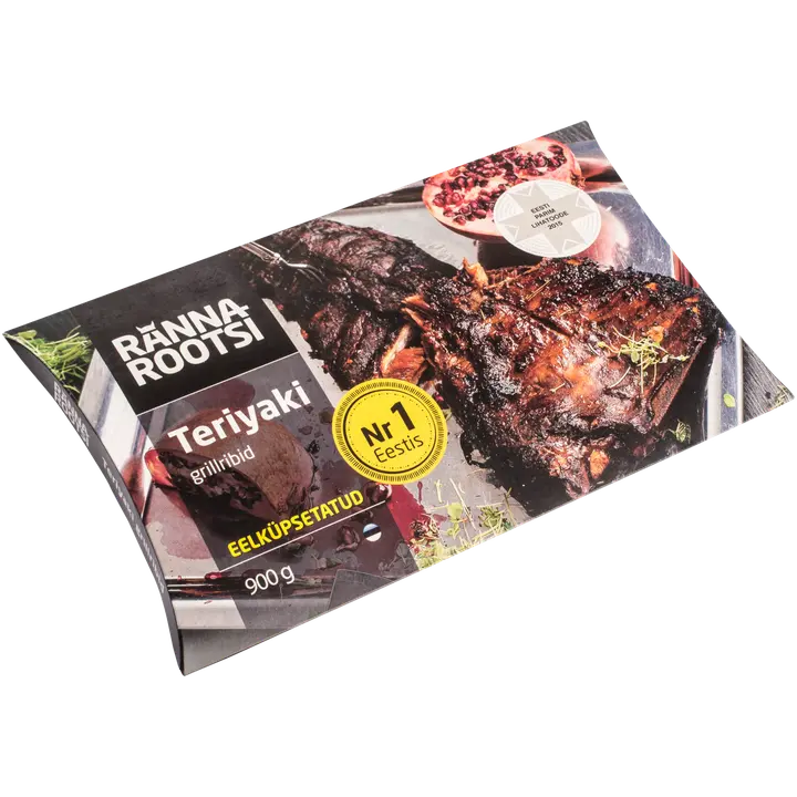 Rannarootsi Teriyaki Grillribi, Eelküpsetatud 900 G