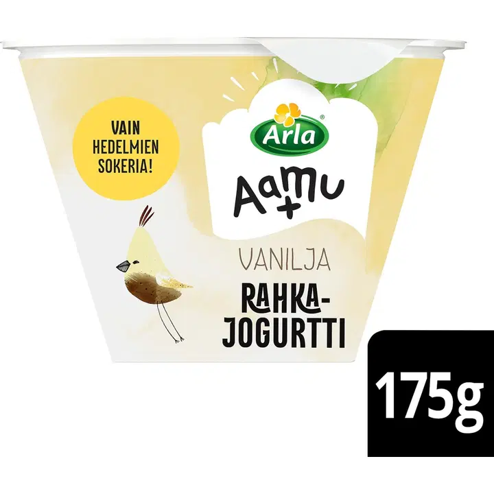 Arla Aamu+ vaniljkvarkyoghurt 175 g laktosfri