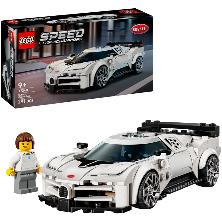 LEGO Speed Champions 77240 Bugatti Centodieci hyperurheiluauto