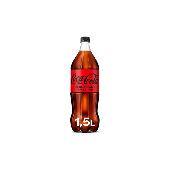 Coca-Cola Zero Sugar virvoitusjuoma muovipullo 1,5 L