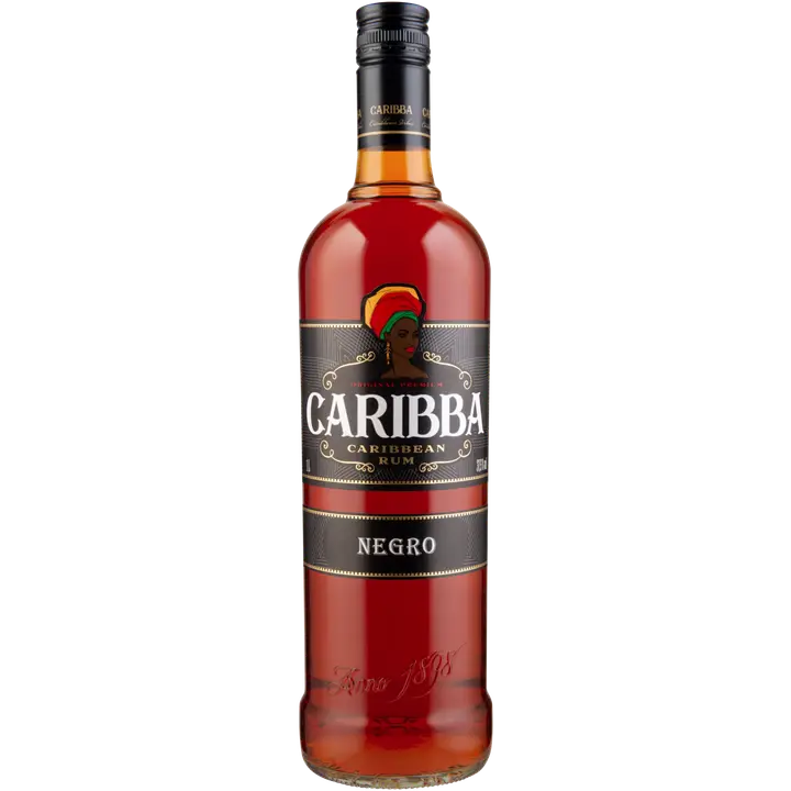 Caribba Negro rumm 37,5%vol 1l