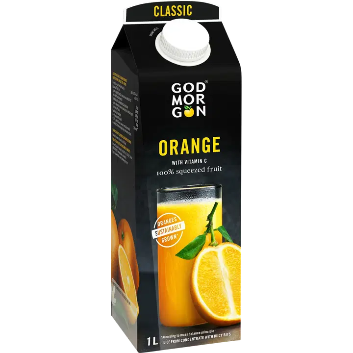 God Morgon Classic Appelsiinitäysmehu 100% 1 L