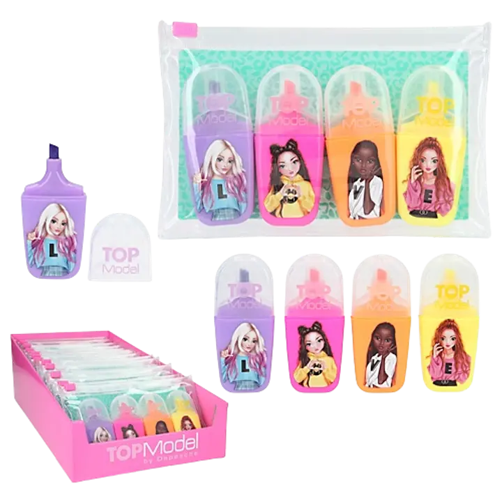 TOPModel Tekstimarkerid 4/pakk