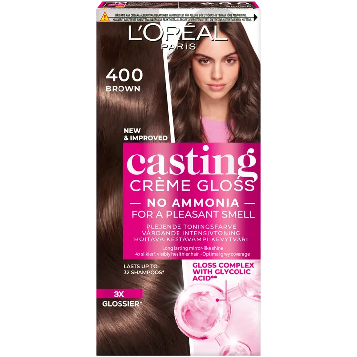 Poolpüsivärv Loreal Casting Creme Gloss 400 Brown