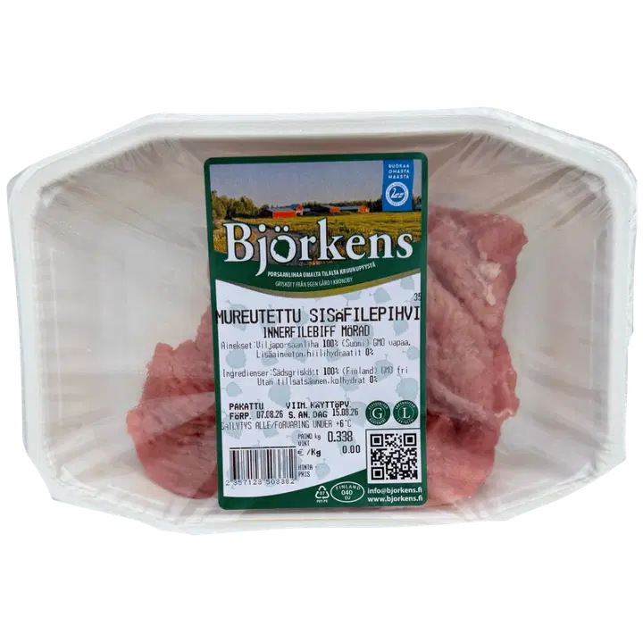 Björkens 2 kpl/rs naturelli Mureutettu Sisäfilepihvi