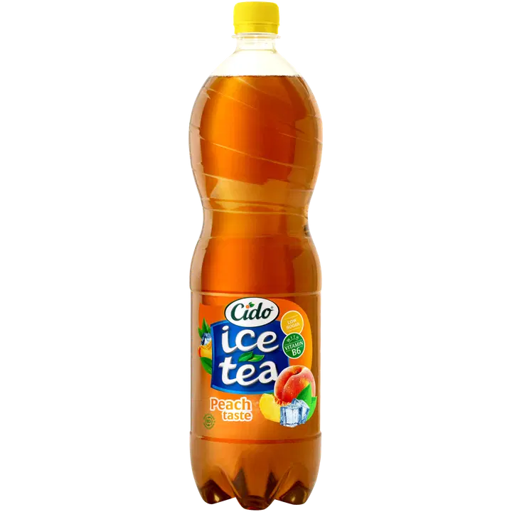 CIDO virsikumaitseline jäätee 1,5 l