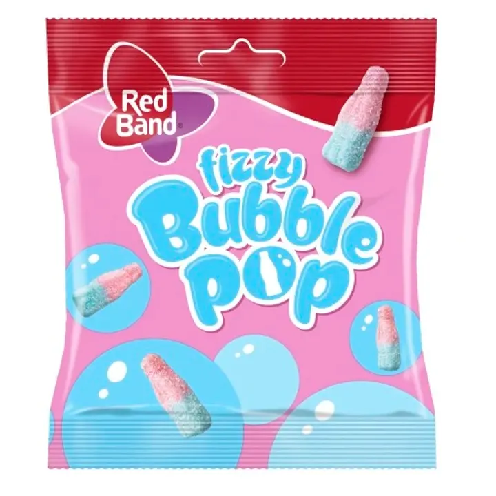 Red Band Bubble Pop kummikommid 100g