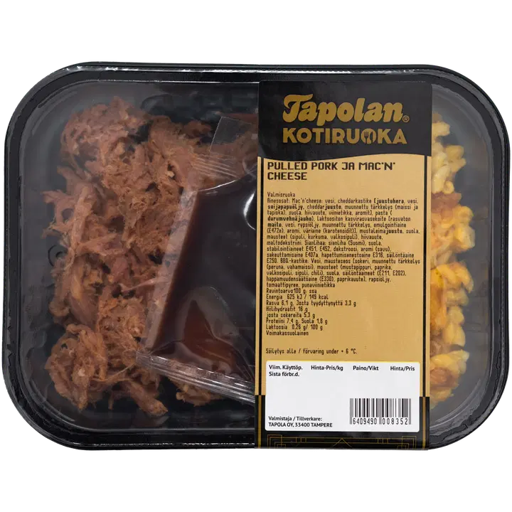 Tapola Pulled pork ja Mac’n’ cheese 320 g