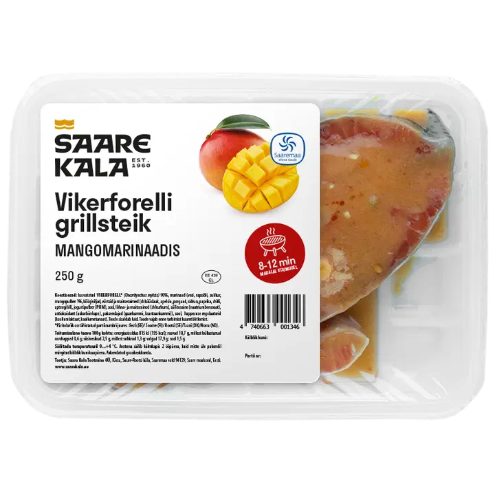 Saare Kala Vikerforelli grillsteik mangomarinaadis 250 g