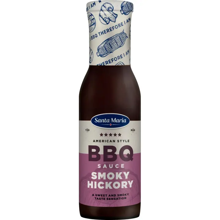 Santa Maria 365G BBQ Sauce Smoky Hickory BBQ-kastike