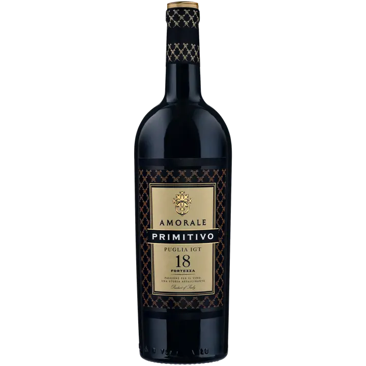 Amorale Primitivo 18 Puglia KGT vein 18%vol 750 ml