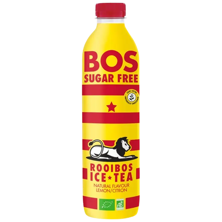 Bos brands orgaaninen rooibos jäätee sugarfree lemon 1L PET pullo
