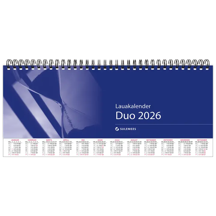 Lauakalender duo, korraga avatud 2 nädal