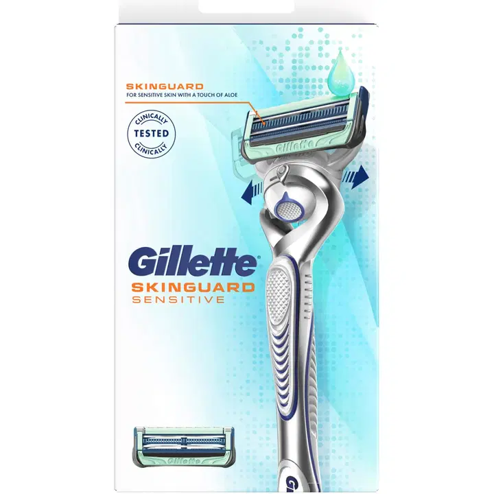 Gillette Skinguard Sensitive Flexball partahöylä+1 terä