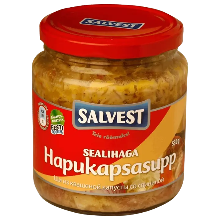 Salvest hapukapsasupp 530 g sealihaga