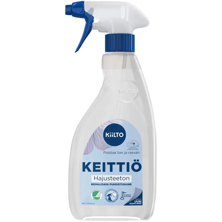 Kiilto Keittiö biohajoava puhdistussuihke Hajusteeton 600 ml