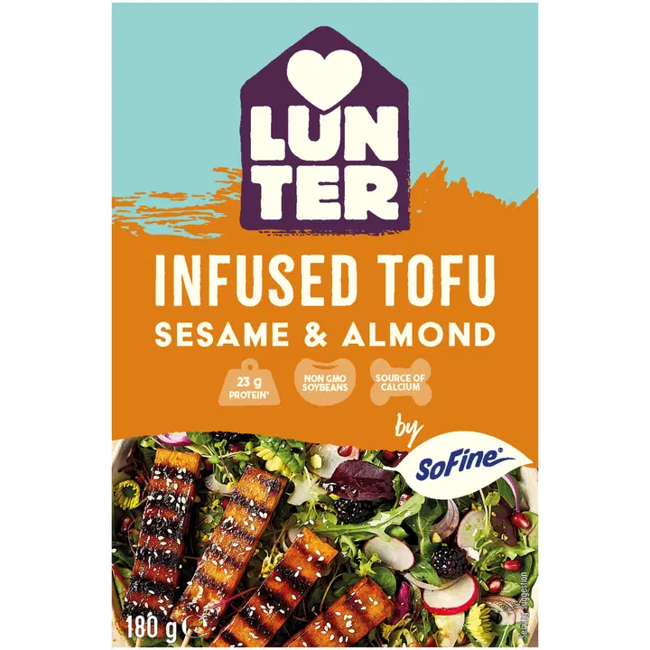 Lunter Infusoitu tofu 200g sesame & almond