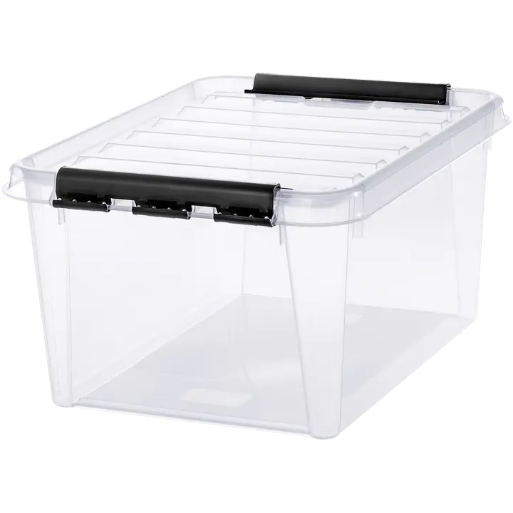 SmartStore Classic säilytyslaatikko kannella 31 L kirkas