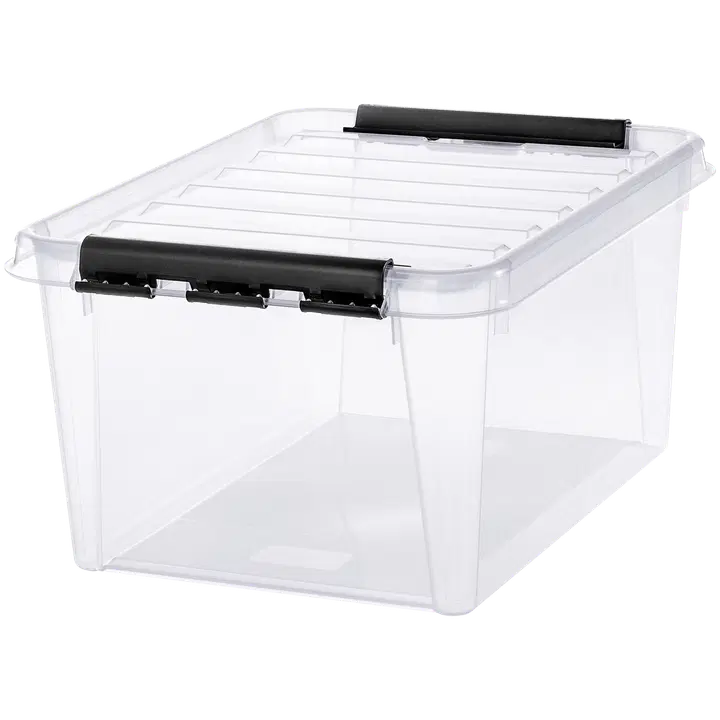 SmartStore Classic säilytyslaatikko kannella 31 L kirkas