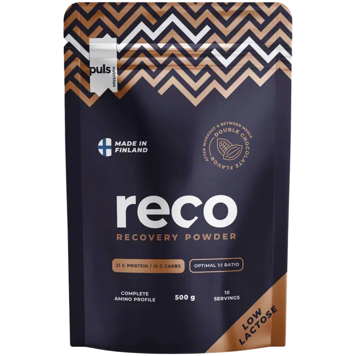 PULS RECO taastusjoogipulber, Šokolaad, laktoosivaba 500 g