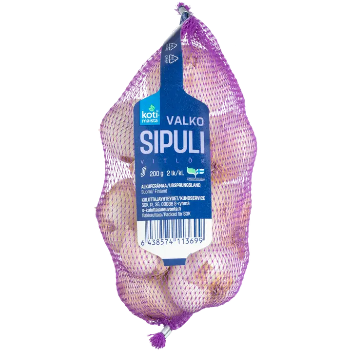 Kotimaista Valkosipuli 200g Suomi