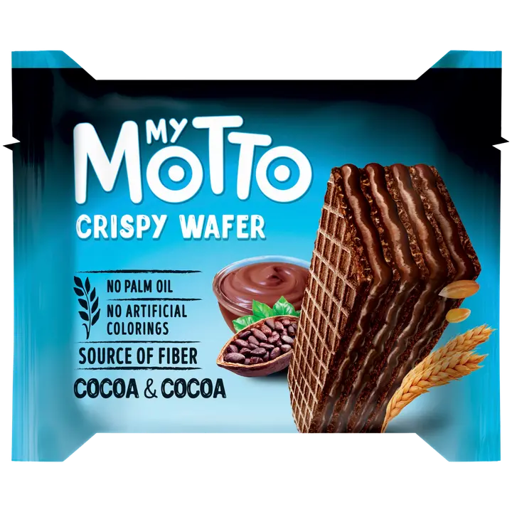 My motto vahvel kakaokreemiga (80%) 30g