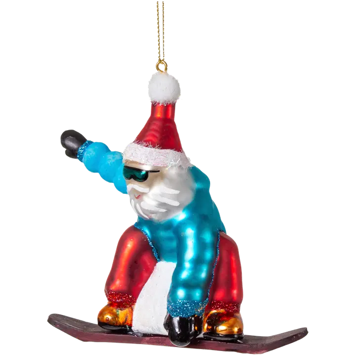 Jõulukaunistus lumelaudur 11 cm