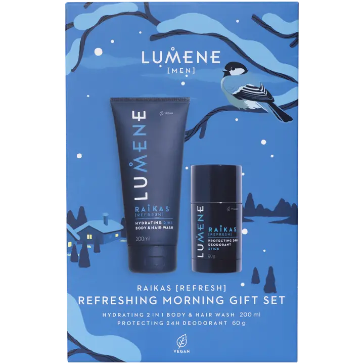 Lumene MEN RAIKAS Virkistävä lahjapakkaus