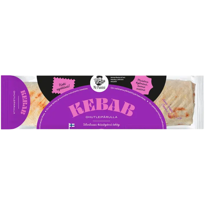 Mr. Panini Ohutleipärulla Kebab 250g