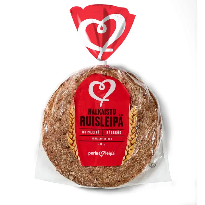 Porin Leipä Halkaistu Ruisleipä 400g