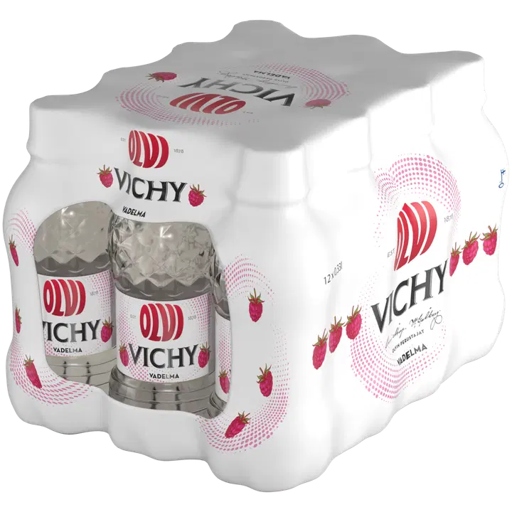 12xOLVI Vichy Vadelma 0,33 l kmp