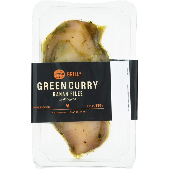 Herkku Grills Green Curry kanan filee 390g