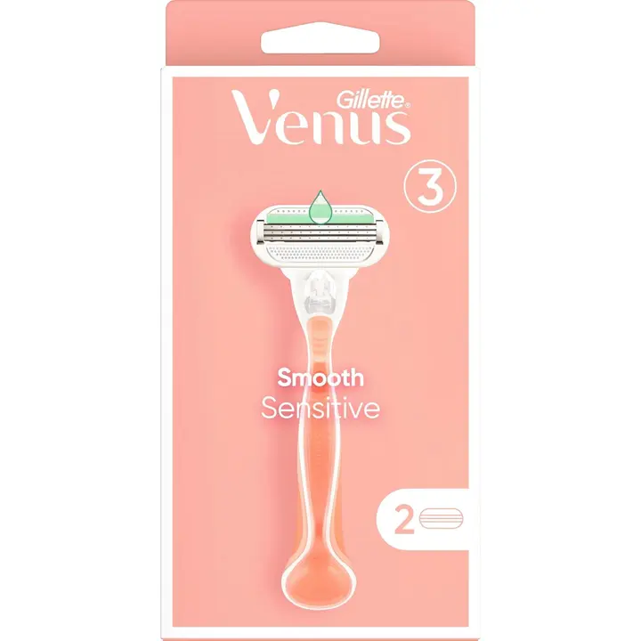 Gillette Venus Smooth Sensitive ihokarvanajohöylä+1 terä