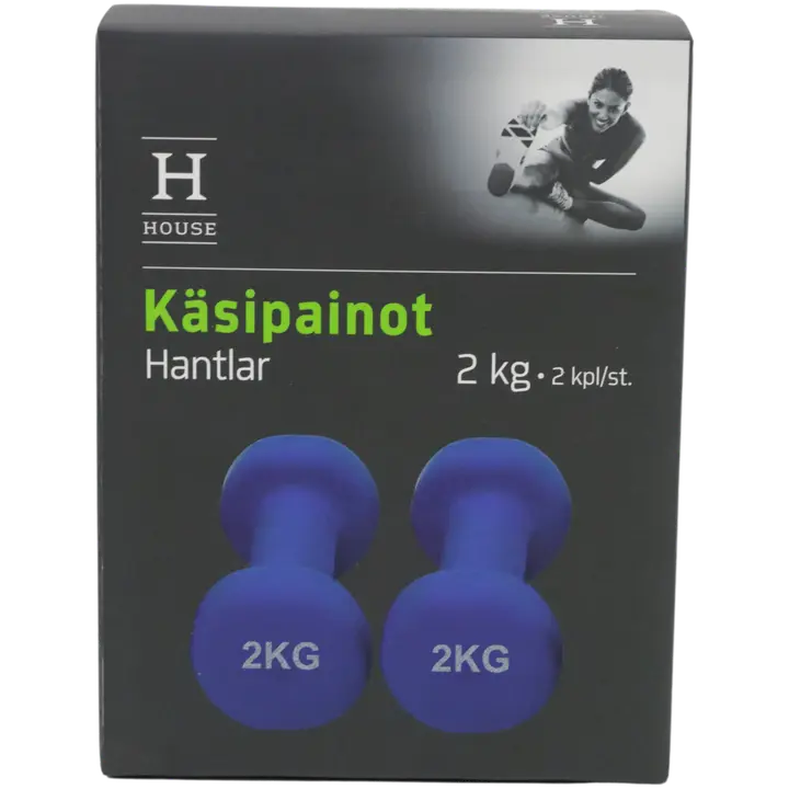 Hantlid House 2x2kg neopreen
