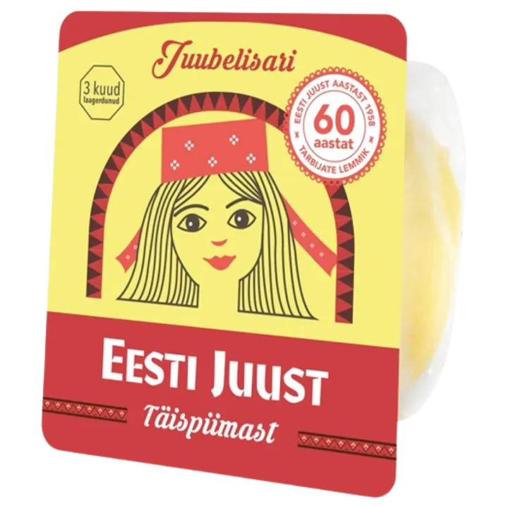 Estover Eesti juust täispiimast, viilutatud, 450 g